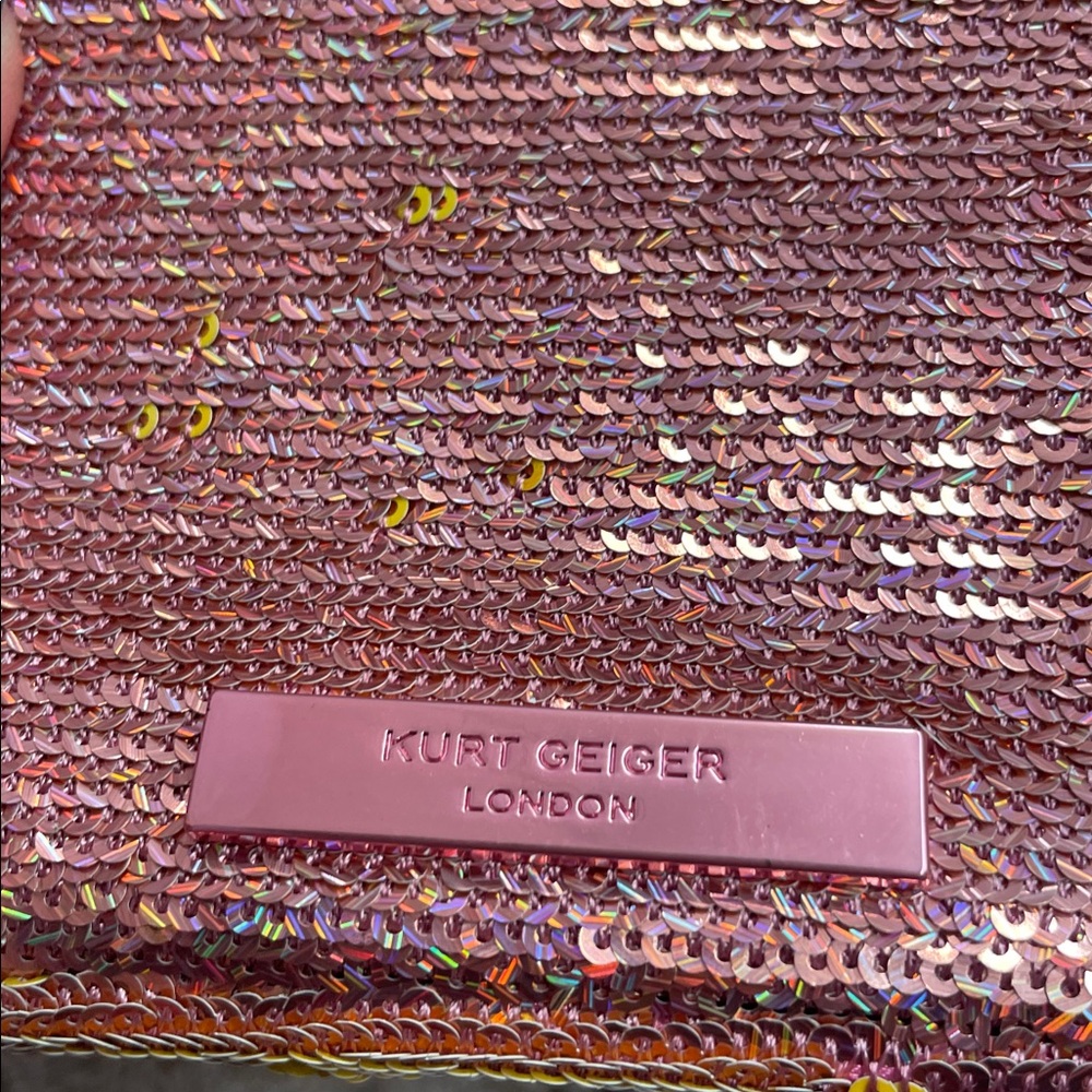 NWOT Kurt Geiger Mini ‘The Kensington’ Sequin Crossbody - Picture 4 of 15